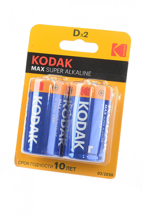Батарейка Kodak MAX Super Alkaline LR20 BL2 (Комплект 2 шт.)