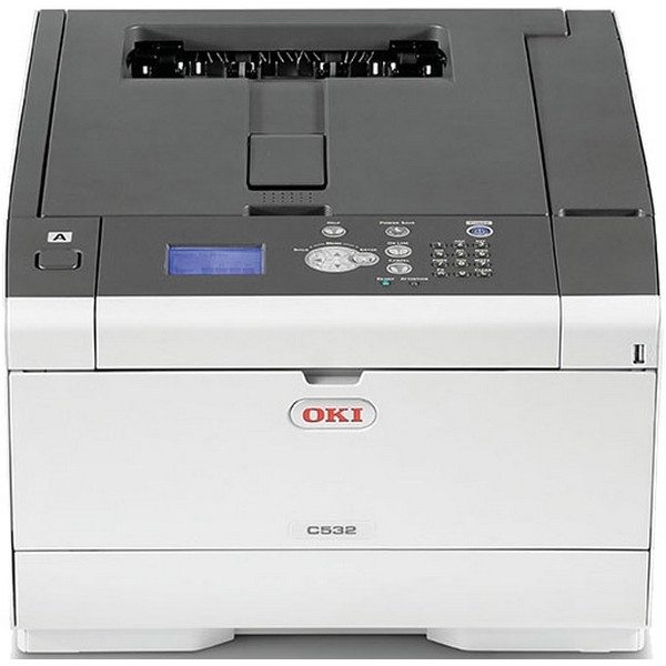 OKI 46356102 Цветной настольный принтер OKI C532DN А4; 30/30 стр/мин(цвет/моно); Дуплекс; WiFi-опц; max нагрузка-до 60 000 стр/мес