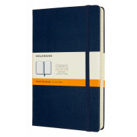 Блокнот Moleskine Classic Expended Large 130 x 210 мм, 400 стр., линейка, синий сапфир (Moleskine QP060EXPB20)