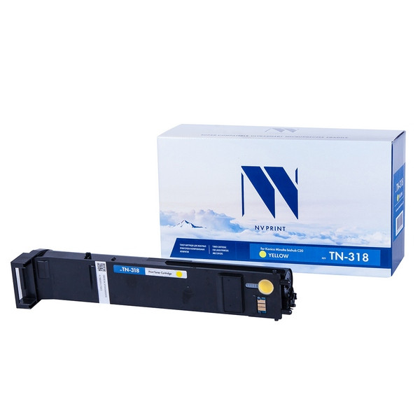 NV Print NVP-TN-318Y Тонер-картридж совместимый NV-TN-318 Yellow для Konica-Minolta bizhub: C20,  C20P (8000k)