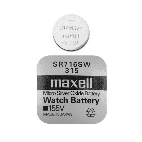 Батарейка MAXELL SR716SW   315  (0%Hg)