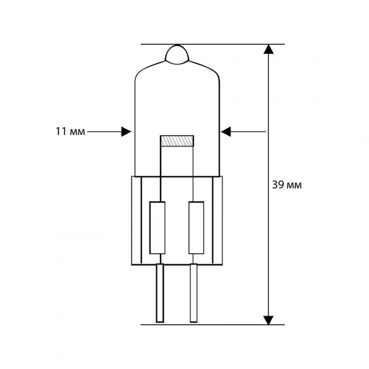 Лампа Camelion JD 230V 35W G6.35