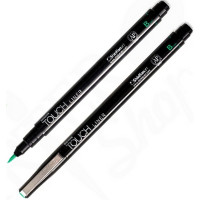 Ручка капиллярная ShinHan Touch Liner Brush зеленый (ShinHan 4300400)