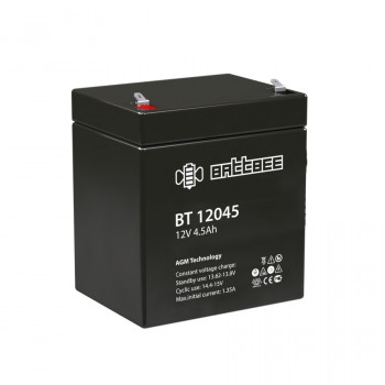 Energon Delta BT 12045 Аккумуляторная батарея BATTBEE (DELTA) BT 12045 (12В / 4,5Ач, Тип: AGM, Клемма: F1, ДхШхВ: 90х70х101мм (Полная высота: 107мм), срок службы: 3 лет, Гарантия: 1г, вес: 1,2кг) 