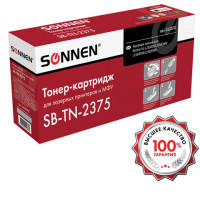 Картридж лазерный SONNEN SB-TN2375 для BROTHER HL-L2300DR/2340DWR/DCP-L2500, ресурс 2600 страниц, 363070