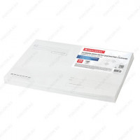 Конверт бумажный BRAUBERG С4, 229х324мм, Куда-Кому, стрип, 100 г/м2, белый, без марки, Комплект 50 шт. (BRAUBERG 112185, С4НПс-50)
