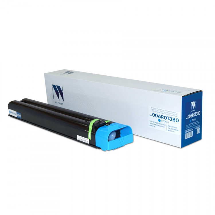 NV Print NVP-006R01380C Картридж совместимый NV-006R01380 Cyan для Xerox Color J75 Press, 700 Digital Color Press, Color C75 Press, Docucolor 770, Docucolor 700i, 700i Digital Color Press, 770 Digital Color Press (22000k)