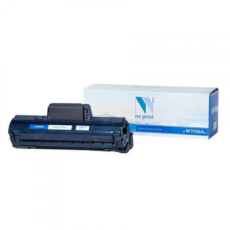 NV Print NVP-W1106ANC Тонер-картридж совместимый NV-W1106A (БЕЗ ЧИПА) для HP 107a / 107w / 135w / 135a / 137fnw (1000k)