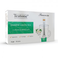 Чай TEATONE зеленый с ароматом жасмина, 100 стиков по 1,8 г, 1242