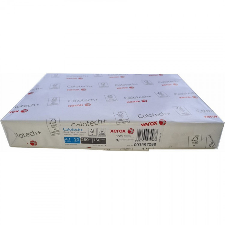 Xerox 003R97098 Бумага XEROX Colotech Plus Blue 280г, A3, 150 листов (в кор. 5 пач.) (!см. также 003R98980)