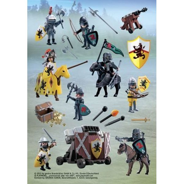 HERMA 5294 НАКЛЕЙКИ PLAYMOBIL 3D РЫЦАРСКИЙ ТУРНИР