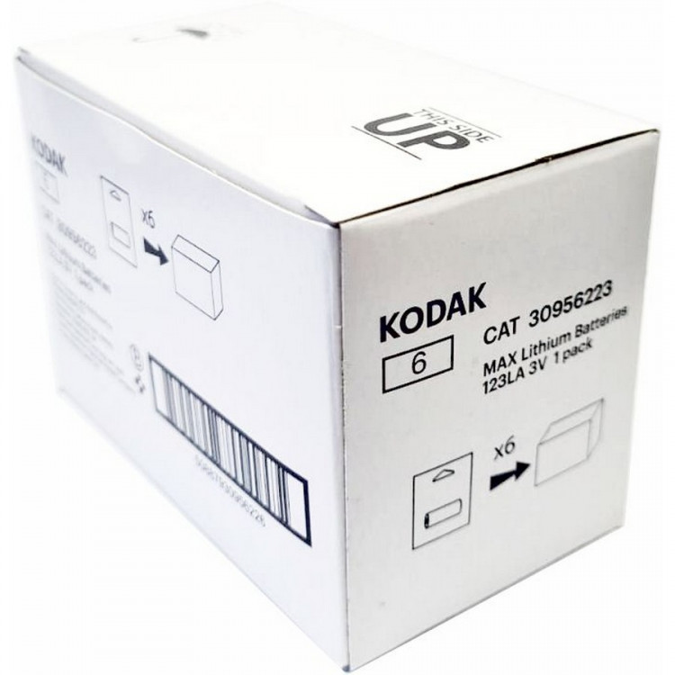 Батарейка Kodak MAX Lithium CR123 BL1 Комплект 6шт.