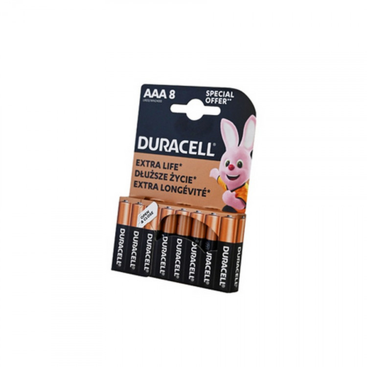 Батарейка DURACELL BASIC LR03 BL8 (Комплект 8 шт.)