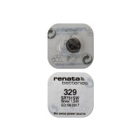 Батарейка RENATA SR731SW  329 (0%Hg) Использовать до: 01/2019