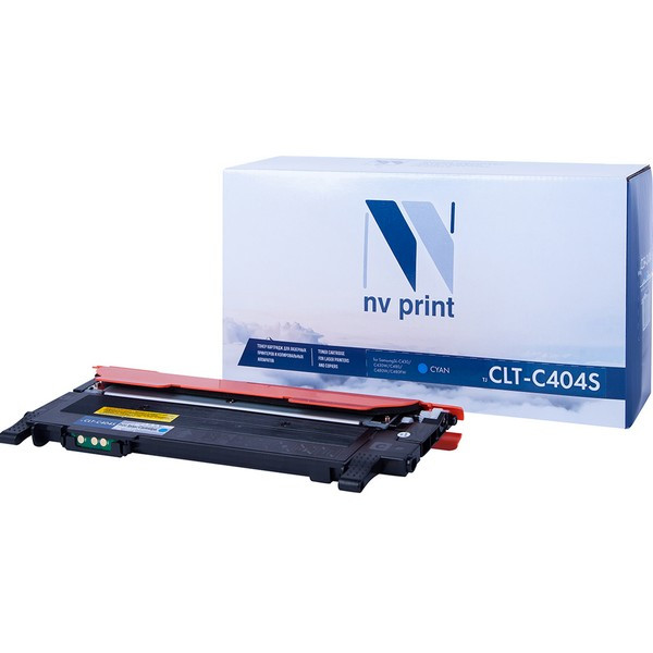 NV Print NVP-CLT-C404SC Картридж совместимый NV-CLT-C404S Cyan для Samsung Xpress SL-C480 /  SL-C480FW /  SL-C480W /  SL-C430 /  SL-C430W (1000k)