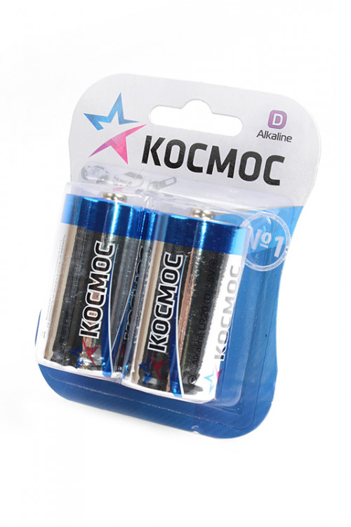 Батарейка КОСМОС LR20 BL2 (Комплект 2 шт.)