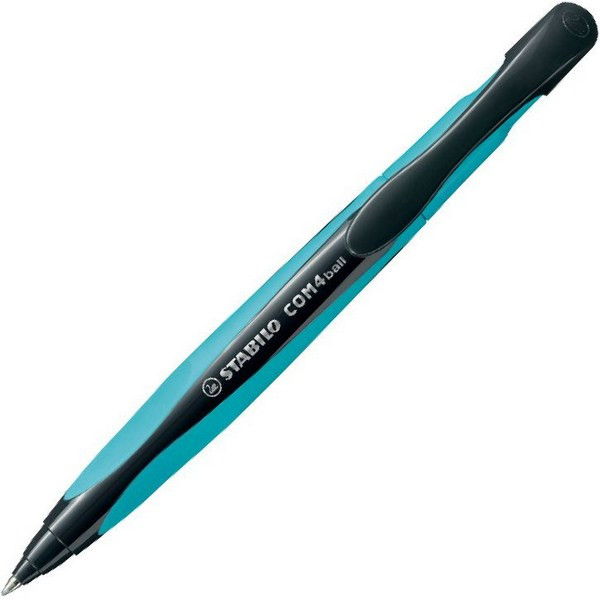 Ручка шариковая автоматическая Stabilo COM4ball, 0,5 мм. цвет чернил Синий (STABILO 1040/41) EOL