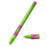 Ручка шариковая Stabilo LeftRight для правшей, F, зеленый/малиновый корпус, цвет чернил: Синий  (STABILO 6328/7-10-41)