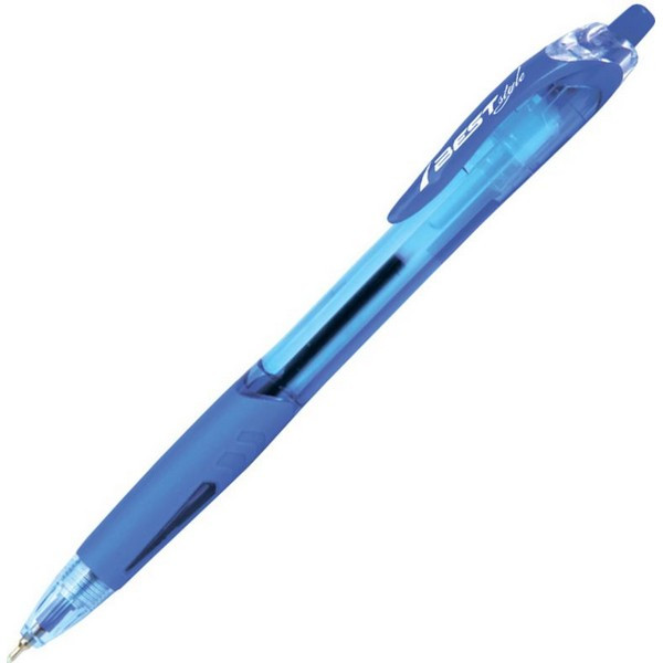 Ручка шариковая автоматическая Flexoffice Best Style с масляными чернилами, 0,5 мм., цвет корпуса Синий, цвет чернил Синий (FLEXOFFICE FO-GELB012 BLUE)