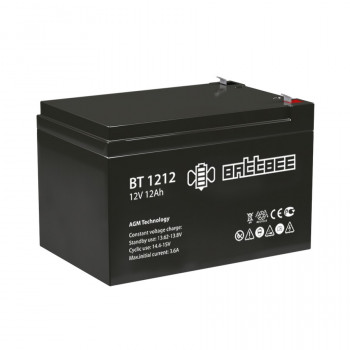 Energon Delta BT 1212 Аккумуляторная батарея BATTBEE (DELTA) BT 1212 (12В / 12Ач, Тип: AGM, Клемма: F1, ДхШхВ: 151х98х95мм (Полная высота: 101мм), срок службы: 3 лет, Гарантия: 1г, вес: 2,98кг) 