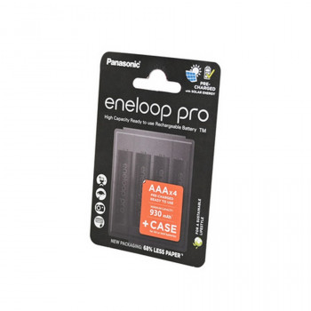 Аккумулятор Panasonic eneloop pro BK-4HCDE/4CP+case 930мАч AAA + футляр BL4 (Комплект 4 шт.) Тип: MH930AAAЦена: за комплект