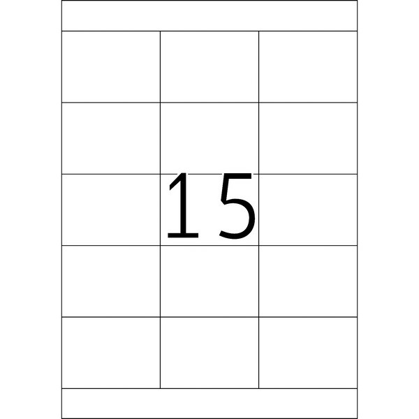 HERMA 5055 Этикетки самоклеющиеся Бумажные А4, 70.0 x 50.8, цвет: Белый, клей: перманентный, для печати на: струйных и лазерных аппаратах, в пачке: 25 листов/375 этикеток
