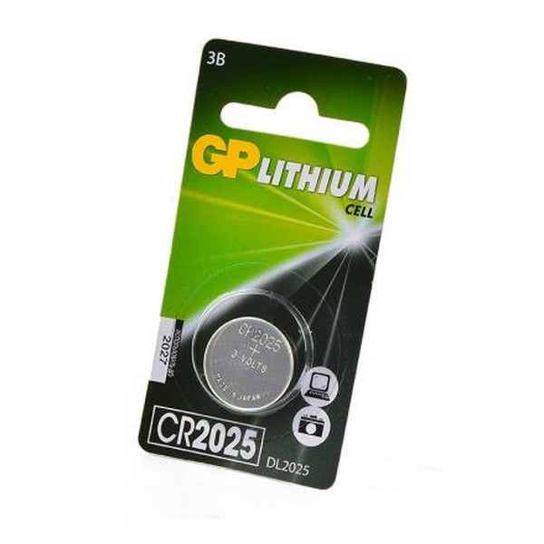 Батарейка GP Lithium GPCR2025-7CR1 Japan CR2025 BL1