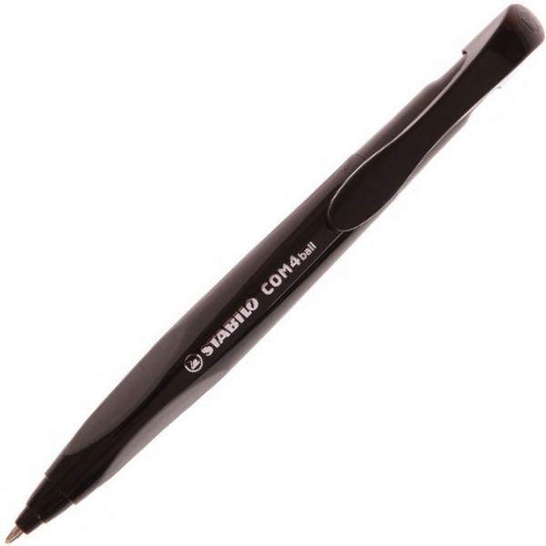 Ручка Шариковая Автоматическая Stabilo Com4Ball Цвет Чернил Черный 0,5 мм. (STABILO 1040/46)
