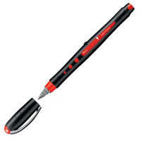 Ручка Роллер Stabilo Bl@Ck , 0,3 мм., Цвет Чернил: Красный, Черный Корпус (STABILO 1016/40)