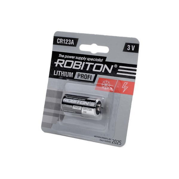 Батарейка ROBITON PROFI CR123A BL1