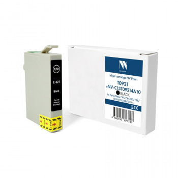 NV Print NVP-C13T09214A10 Струйный картридж T0921 (NV-C13T09214A10) Black для Epson Stylus C91 / CX4300 / T26 / TX106 / TX109 / TX119 (15 мл) совместимый NVP-C13T09214A10, Совместимость: , ресурс: 0 стр.