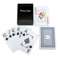 Карты игральные пластиковые "Poker club", ассорти, 54 шт., 8,7 х 6,3 см, 25 мкм, ИН-9121, ИН-9130, ИН-4382