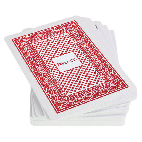 Карты игральные пластиковые "Poker club", ассорти, 54 шт., 8,7 х 6,3 см, 25 мкм, ИН-9121, ИН-9130, ИН-4382