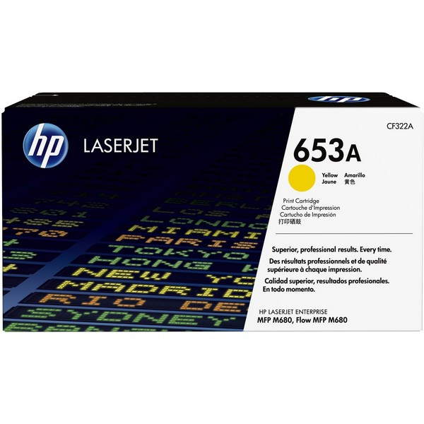 HP CF322A Картридж желтый 653A HP Color LaserJet Enterprise M680dn / M680f (16K)