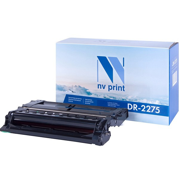 NV Print NVP-DR2275 Блок фотобарабана совместимый NV-DR-2275 для Brother HL-2240R /  HL-2240DR /  HL-2250DNR /  DCP-7060DR /  DCP-7065DNR /  DCP-7070DWR /  MFC-7360NR /  MFC-7860DWR /  FAX-2845R /  FAX-2940R (12000k)