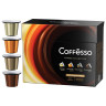 Кофе в капсулах 40 порций 4 вкусов для NESPRESSO, COFFESSO Ассорти, 100% арабика, ш/к 03656, 101739