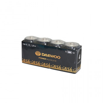 Батарейка DAEWOO POWER Alkaline LR14  (Комплект 4 шт.) Тип: LR14Цена: за комплект
