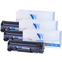 NV Print NVP-728-SET3 Картридж совместимый NV-728-SET3 для Canon i-Sensys 4410 /  4430 /  4450 /  4550 /  4550d /  4570 /  4570dn /  4580 /  4580dn /  4730 /  4750 /  4780w /  4870 /  4870dn /  4890 /  4890dw (2100k) (3 шт)