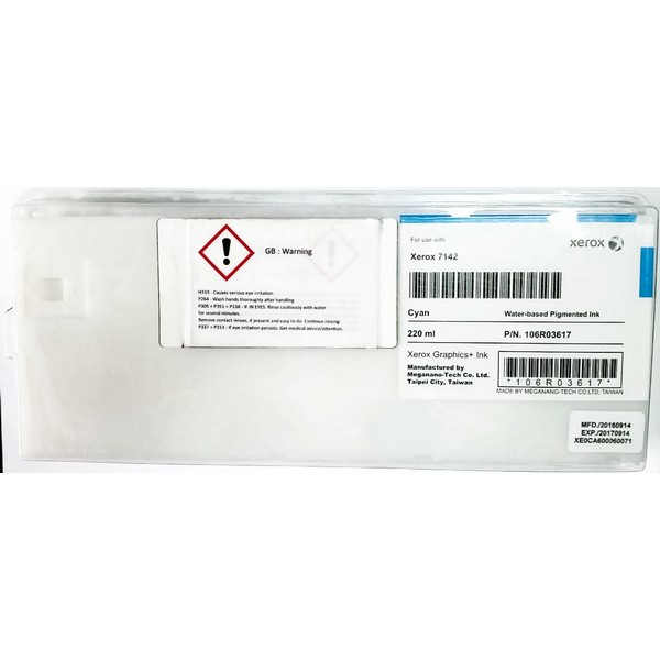 Xerox 106R03617 Картридж голубой Pigmented 220мл XEROX 7142