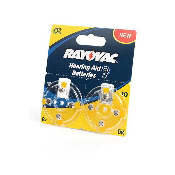 Батарейка RAYOVAC 10 BL8 (Комплект 8 шт.)