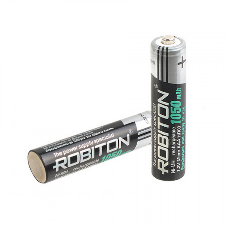 Аккумулятор ROBITON RTU1050MHAAA-2 BL2 (Комплект 2 шт.)