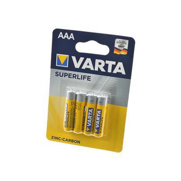 Батарейка VARTA SUPER HEAVY DUTY Micro 2003 R03 BL4 (Комплект 4 шт.)