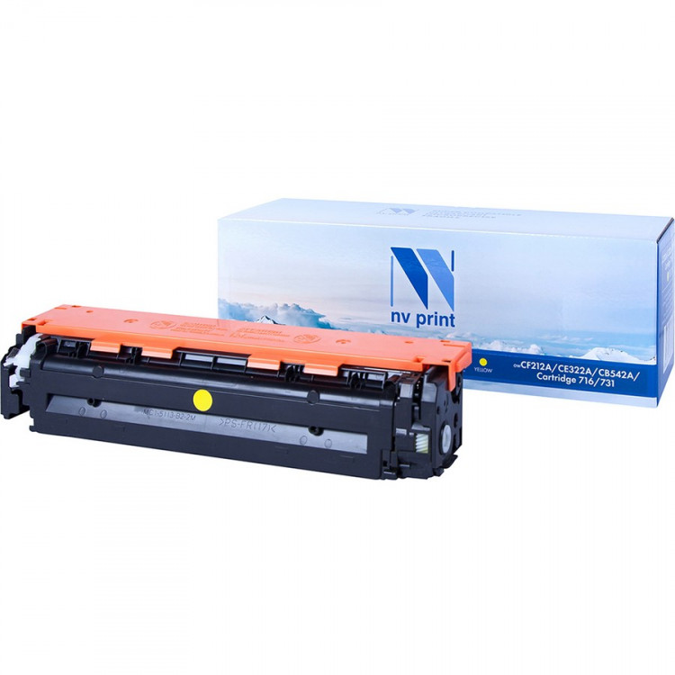 NV Print NVP-CF212A/731Y Картридж совместимый NV-CF212A / NV-731 Yellow универсальные для HP / Canon LaserJet Pro 200 color MFP M276n /  MFP M276nw /  200 M251n /  M251nw /  LBP 7100 i-Sensys 7100CN /  7110 /  7110CW /  MF 623CN /  628CW /  8230 /  8230CN