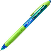 Ручка Шариковая Автоматическая Stabilo Performer + Толщина Линии Xf, Цвет Чернил Синий, Цвет Корпуса Синий/Зеленый 0,30 мм. (STABILO 328/3-41-1)