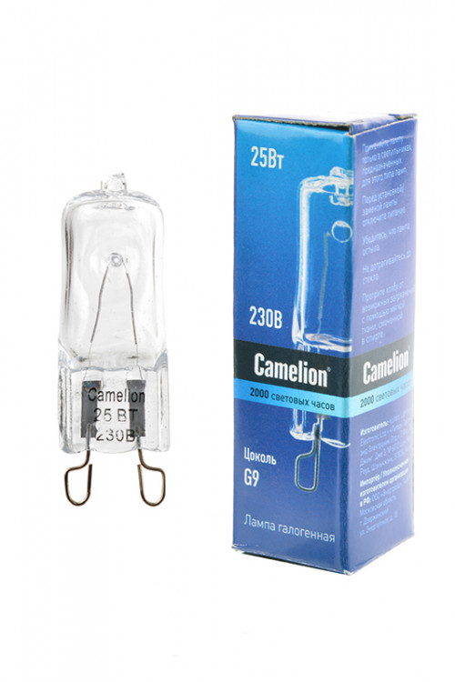 Лампа Camelion G9 230V 25W прозрачная