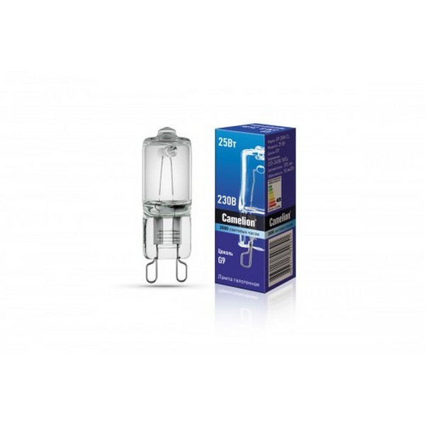 Лампа Camelion G9 230V 25W прозрачная