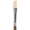 Кисть художественная профессиональная BRAUBERG ART CLASSIC, щетина, плоская, № 8, длинная ручка, 200716