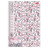 Тетрадь А4 80 л., HATBER, гребень, клетка, матовая ламинация, "Floral collection" (микс в спайке), 082972, 80Т4лВ1гр