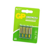 Батарейка GP Greencell GP24G-2CR4 R03 BL4 (Комплект 4 шт.)