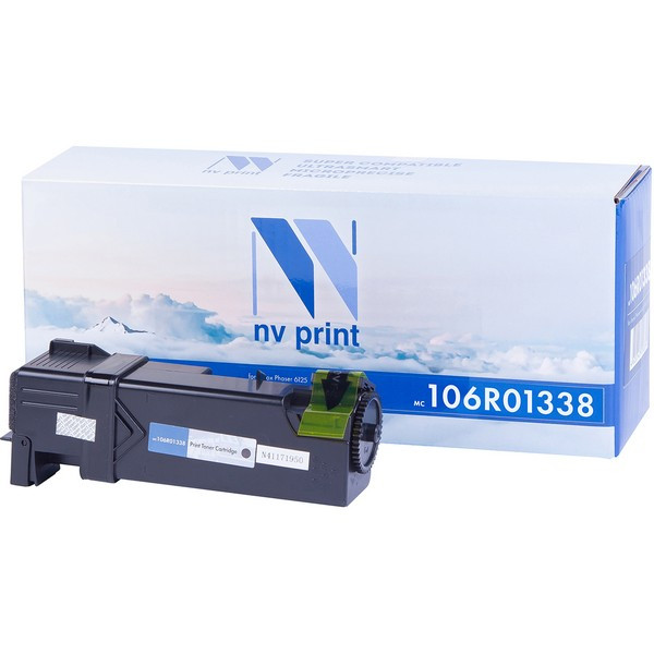 NV Print NVP-106R01338Bk Картридж совместимый NV-106R01338 Black  для Xerox Phaser 6125, ресурс: 2000 стр.